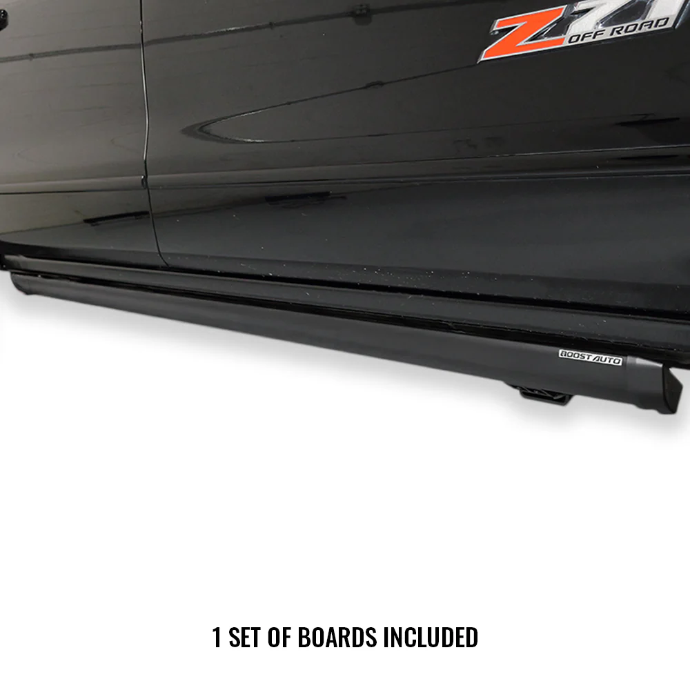 Boost Auto Powered Running Boards | 2014-2019 Chevy Silverado & GMC Sierra - J. C. Star Autoworks, Inc.