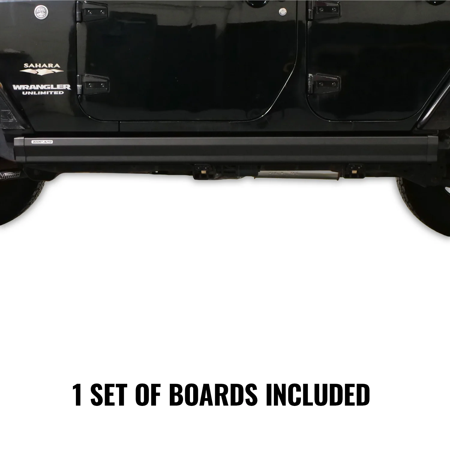 Boost Auto Powered Running Boards | 2018-2026 Jeep Wrangler JLU - J. C. Star Autoworks, Inc.