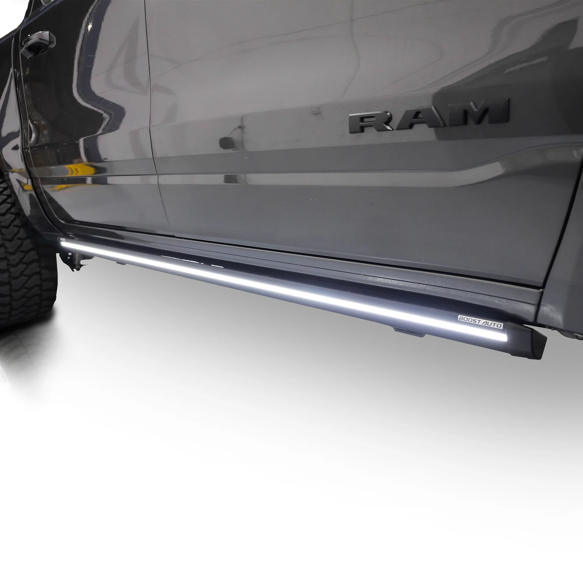 Lumastep M2 Powered Light Up Running Boards | 2019-2024 Dodge Ram 1500 - J. C. Star Autoworks, Inc.