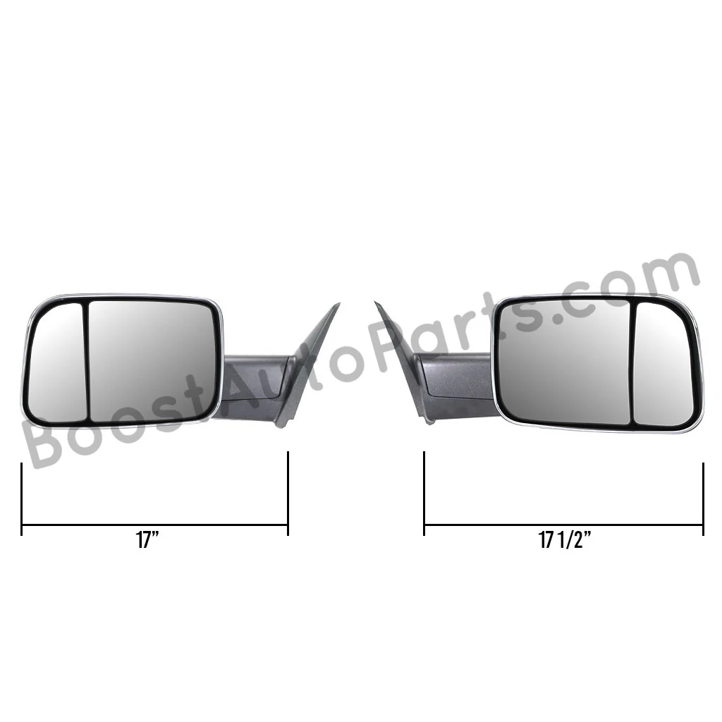 Dodge Ram 1500 Tow Mirrors (2009-2018) - J. C. Star Autoworks, Inc.