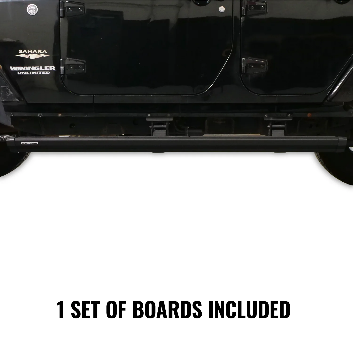 Boost Auto Powered Running Boards | 2018-2026 Jeep Wrangler JLU - J. C. Star Autoworks, Inc.