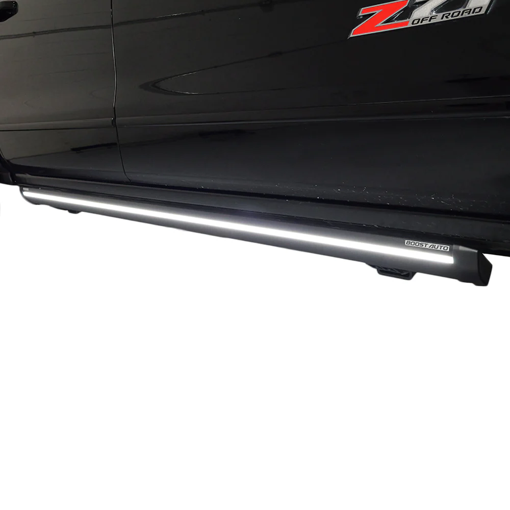 Lumastep M2 Powered Light Up Running Boards | 2014-2019 Chevy Silverado & GMC Sierra - J. C. Star Autoworks, Inc.