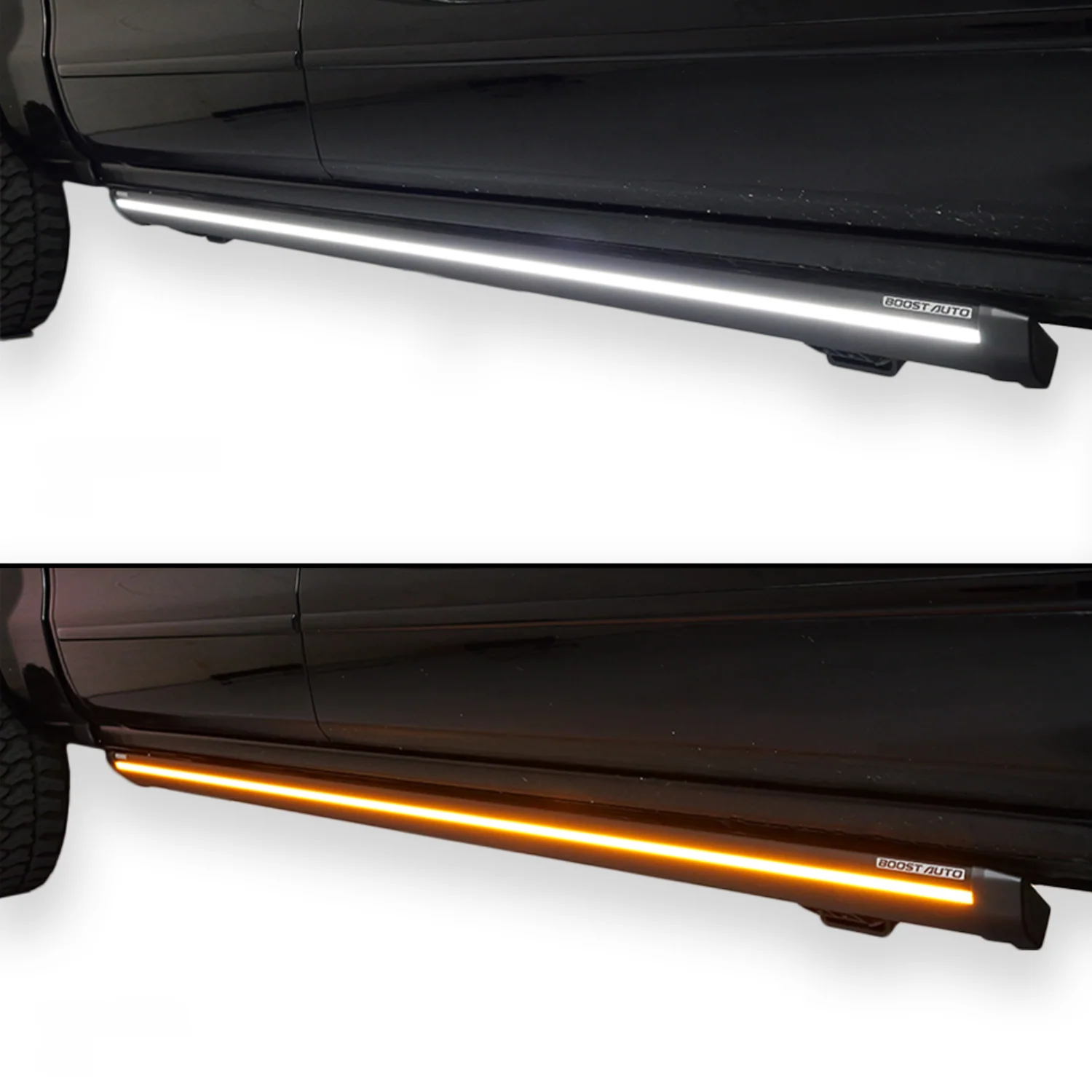 Lumastep M2 Powered Light Up Running Boards | 2014-2019 Chevy Silverado & GMC Sierra - J. C. Star Autoworks, Inc.