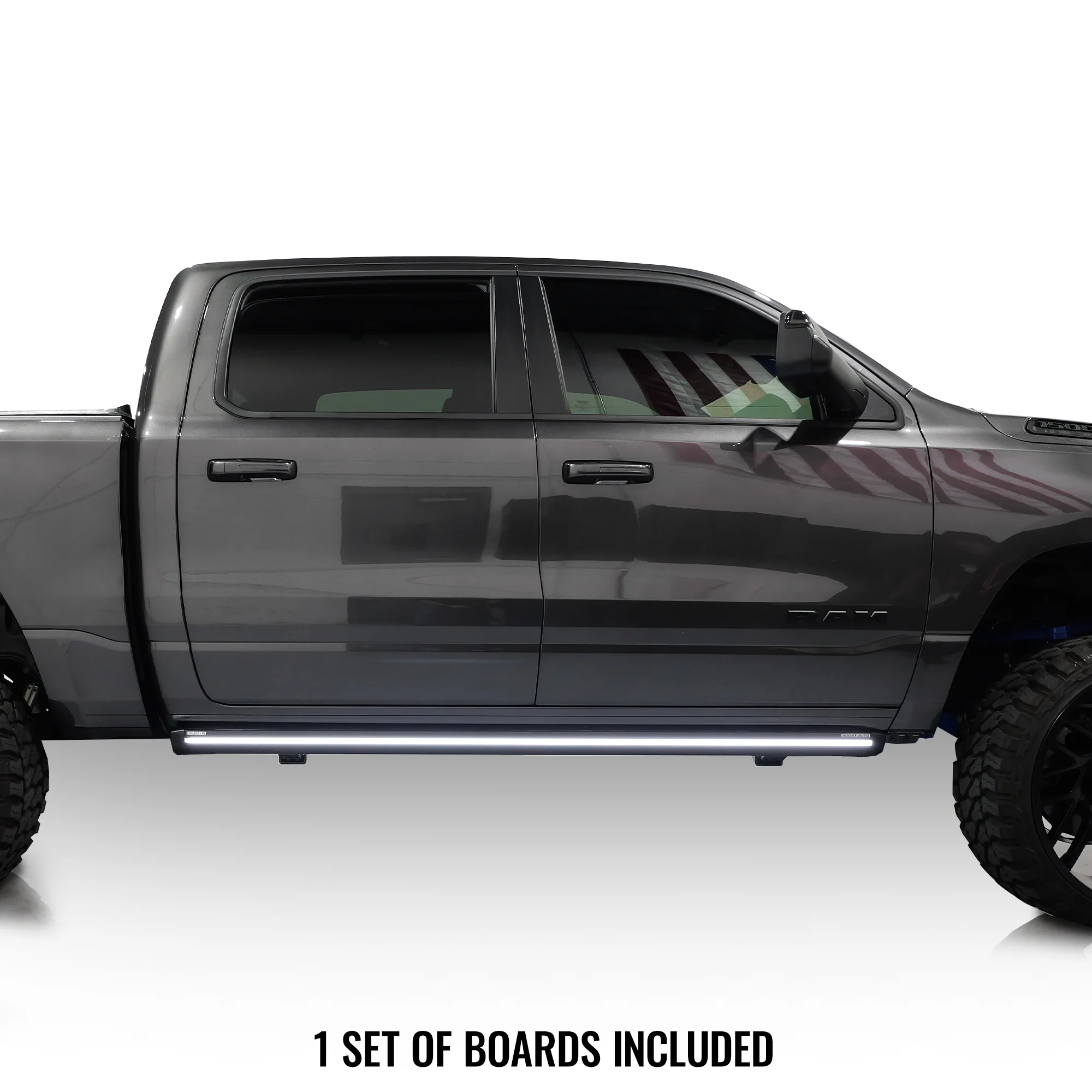 Lumastep M2 Powered Light Up Running Boards | 2019-2025 Dodge Ram 2500/3500 - J. C. Star Autoworks, Inc.