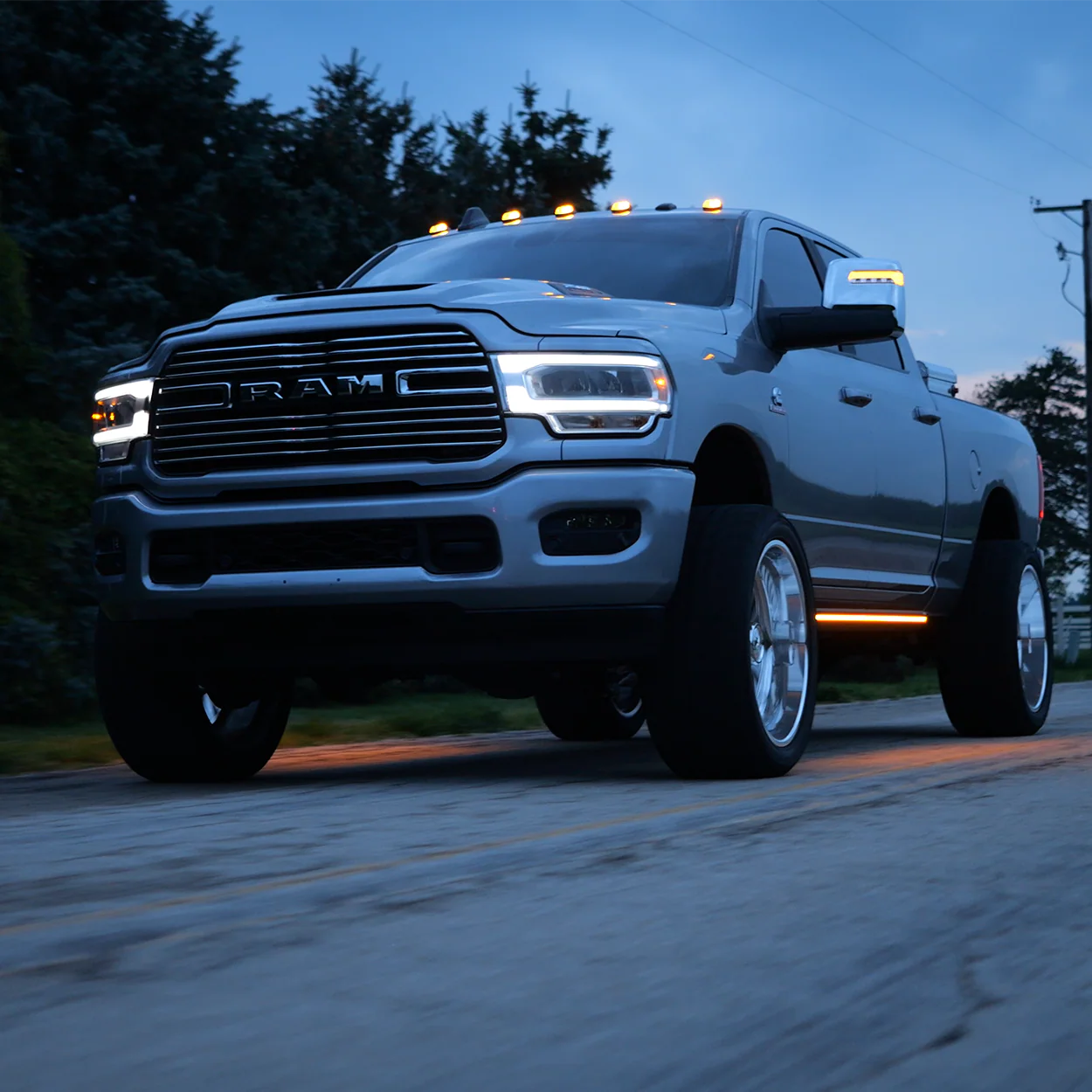 Lumastep M2 Powered Light Up Running Boards | 2019-2025 Dodge Ram 2500/3500 - J. C. Star Autoworks, Inc.