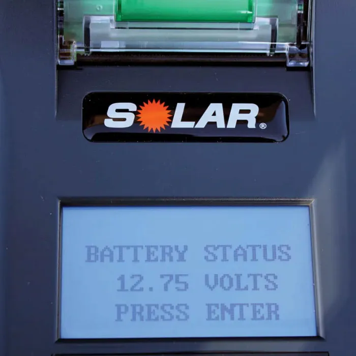 SOLAR BA427 HD Digital Battery and System Tester with Printer - J. C. Star Autoworks, Inc.