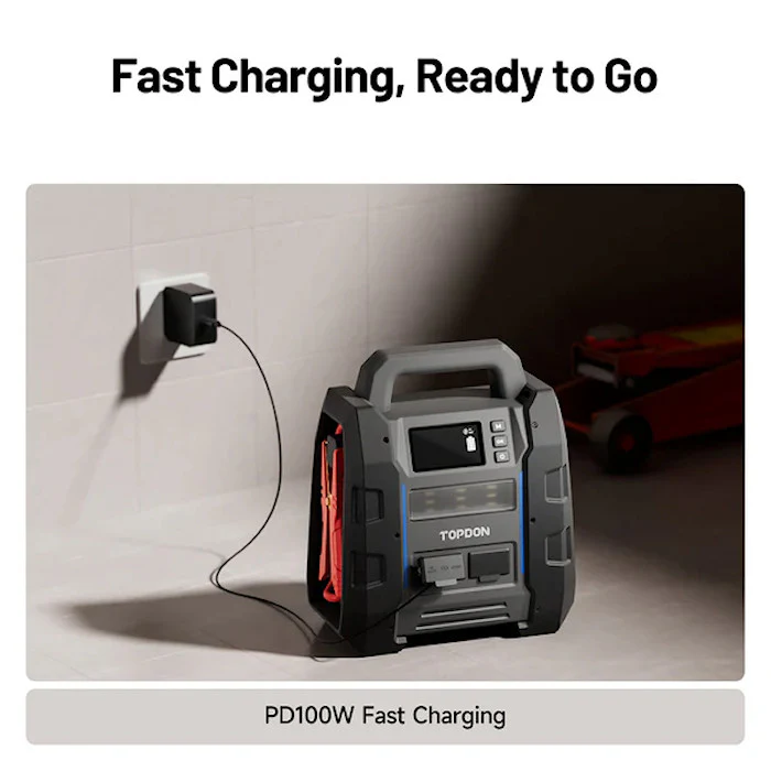 TOPDON V4500 Plus Jump Starter & Battery Tester - J. C. Star Autoworks, Inc.