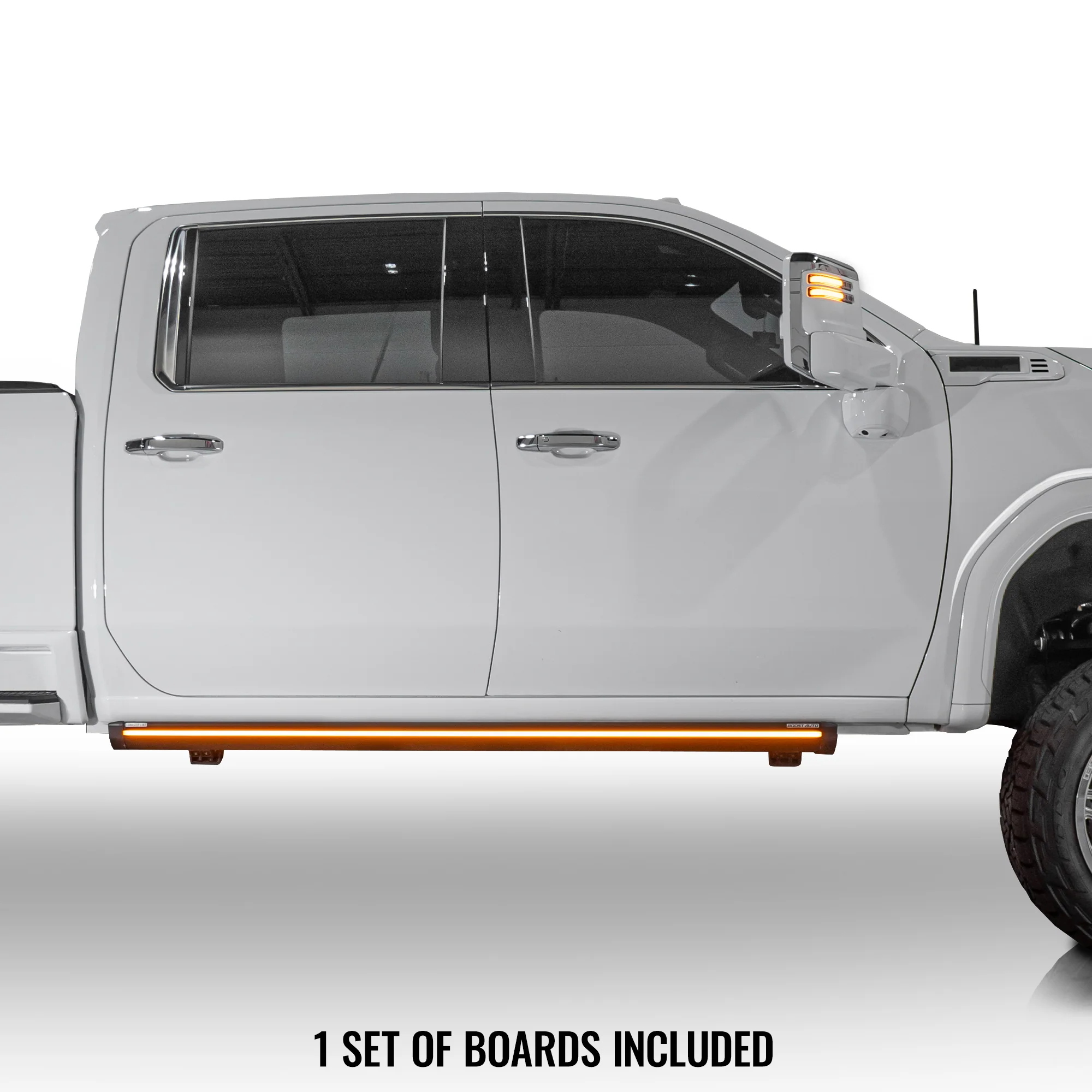 Lumastep M2 Powered Light Up Running Boards | 2020-2026 Chevy Silverado & GMC Sierra 2500/3500 - J. C. Star Autoworks, Inc.