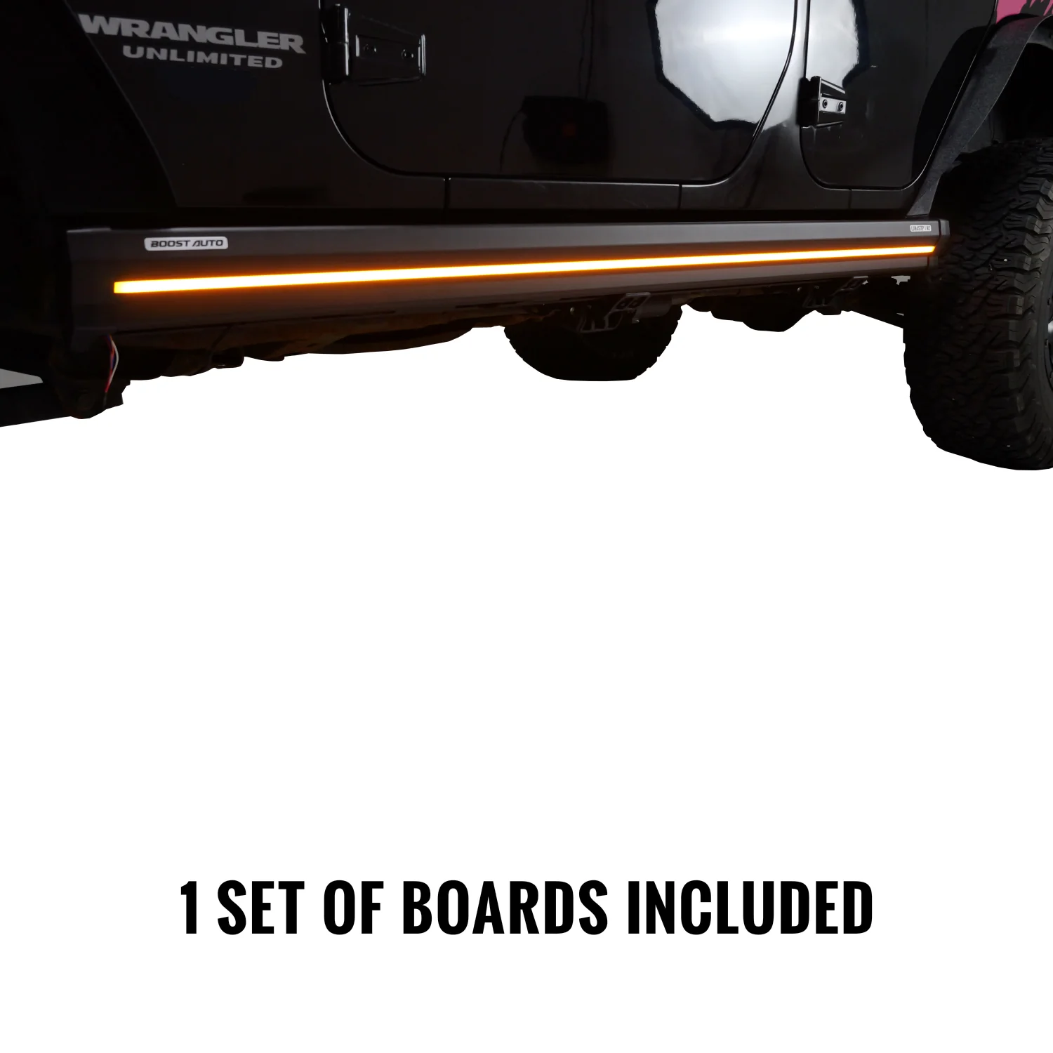 Lumastep M2 Powered Light Up Running Boards | 2007-2018 Jeep Wrangler JKU - J. C. Star Autoworks, Inc.