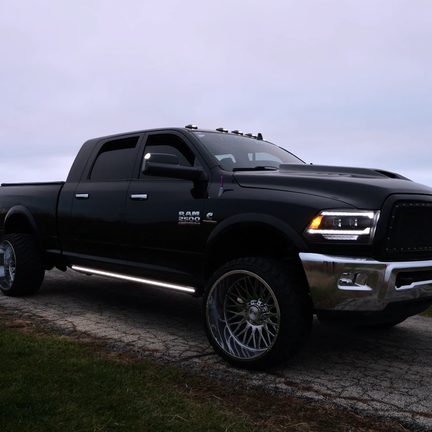 Lumastep M2 Powered Light Up Running Boards | 2009-2018 Dodge Ram 1500 - J. C. Star Autoworks, Inc.