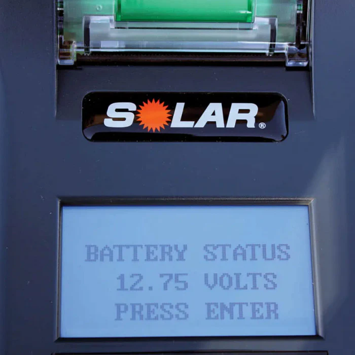 SOLAR BA327 Digital Battery and System Tester with Printer - J. C. Star Autoworks, Inc.