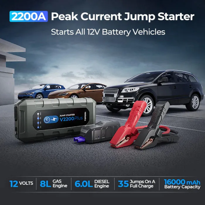TOPDON V2200Plus Jump Starter & Battery System Checker - J. C. Star Autoworks, Inc.