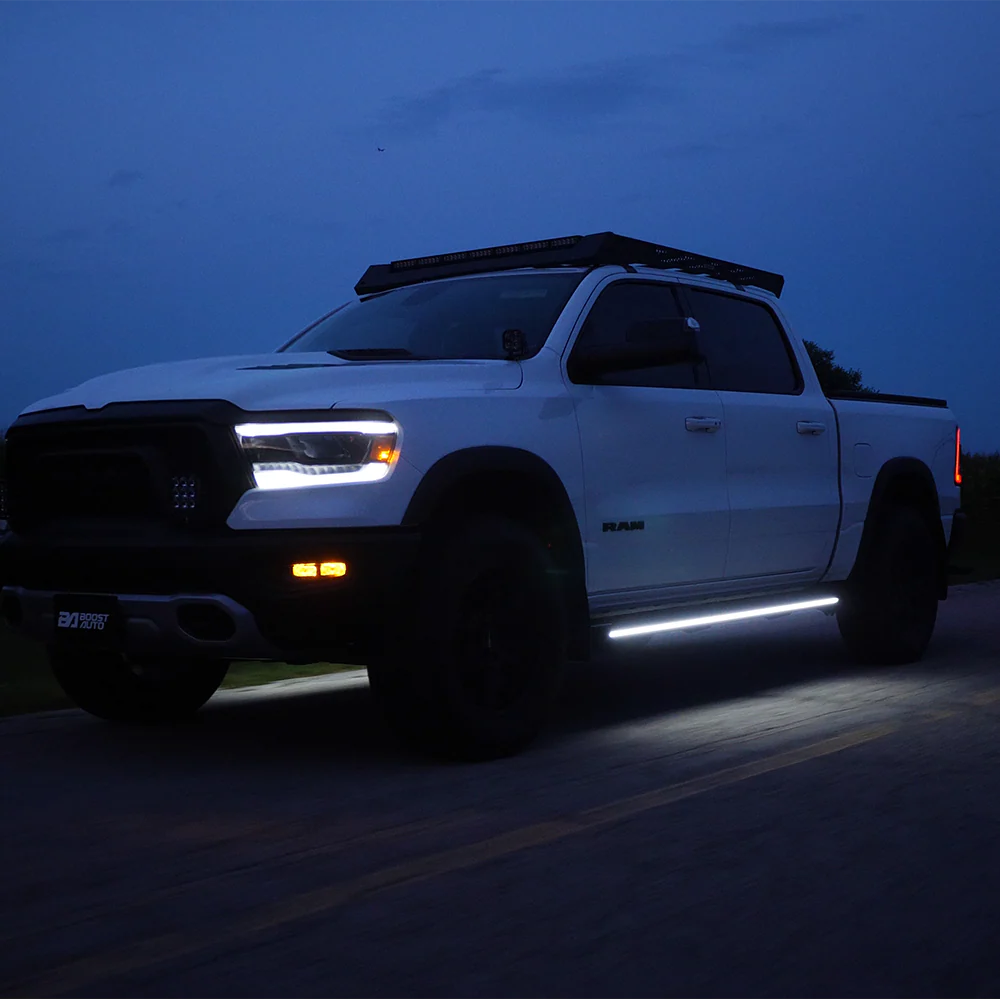 Lumastep M1 Light Up Running Boards | 2019-2024 Dodge Ram 1500 - J. C. Star Autoworks, Inc.
