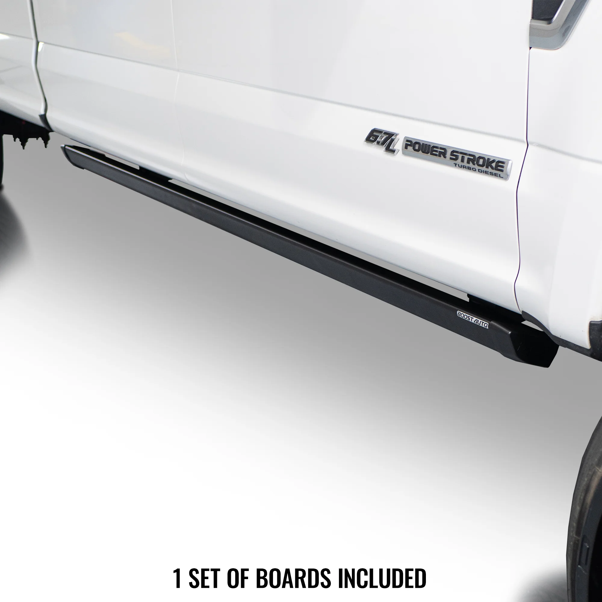 Boost Auto Powered Running Boards | 2023-2026 Ford F250/F350 Superduty - J. C. Star Autoworks, Inc.