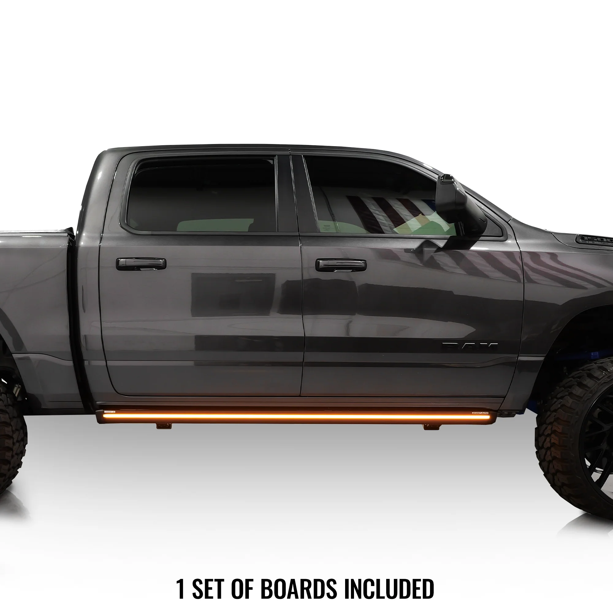 Lumastep M2 Powered Light Up Running Boards | 2019-2025 Dodge Ram 2500/3500 - J. C. Star Autoworks, Inc.