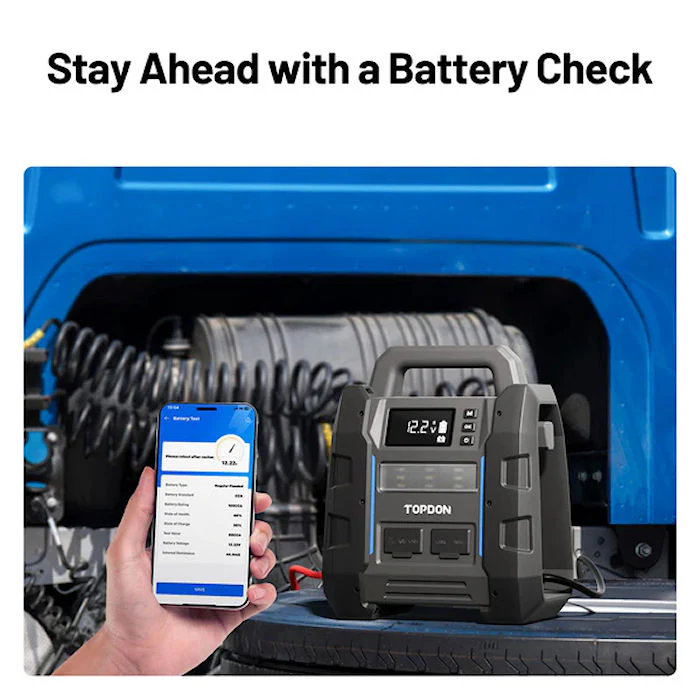 TOPDON V4500 Plus Jump Starter & Battery Tester - J. C. Star Autoworks, Inc.
