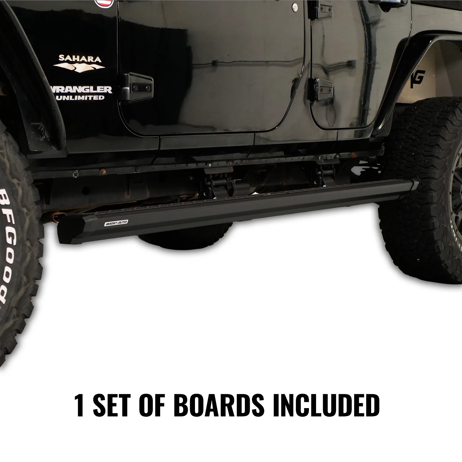 Boost Auto Powered Running Boards | 2018-2026 Jeep Wrangler JLU - J. C. Star Autoworks, Inc.