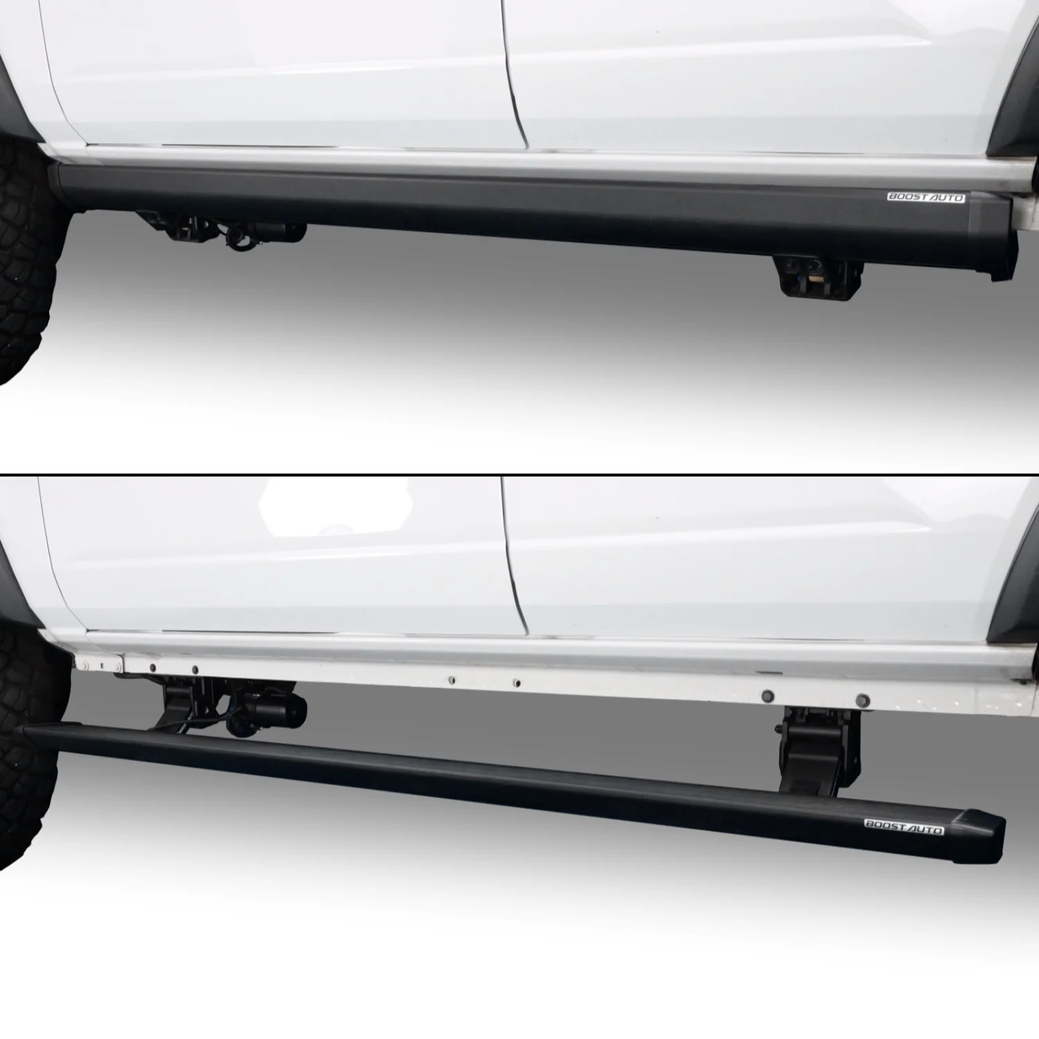Boost Auto Powered Running Boards | 2021-2026 Ford Bronco - J. C. Star Autoworks, Inc.