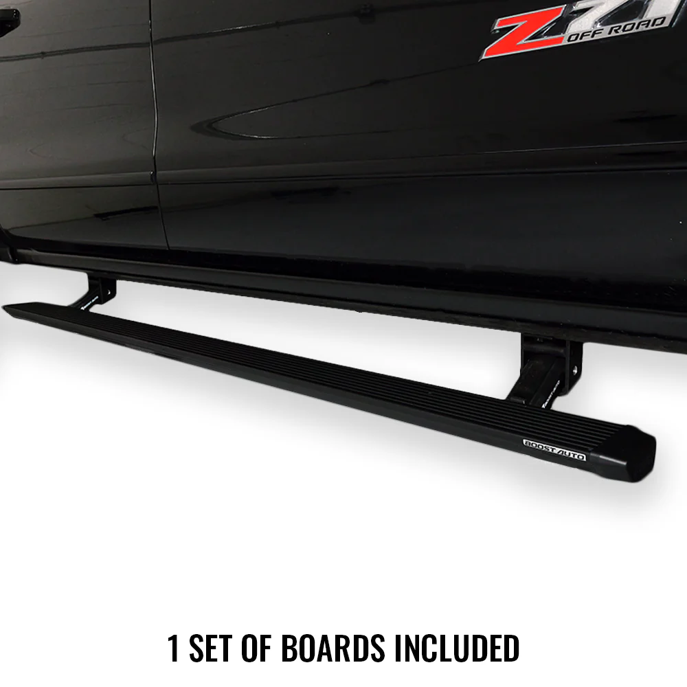 Boost Auto Powered Running Boards | 2014-2019 Chevy Silverado & GMC Sierra - J. C. Star Autoworks, Inc.