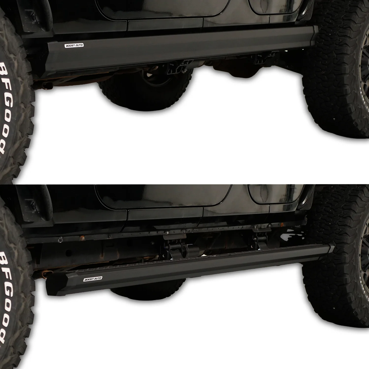 Boost Auto Powered Running Boards | 2020-2026 Jeep Gladiator JT - J. C. Star Autoworks, Inc.