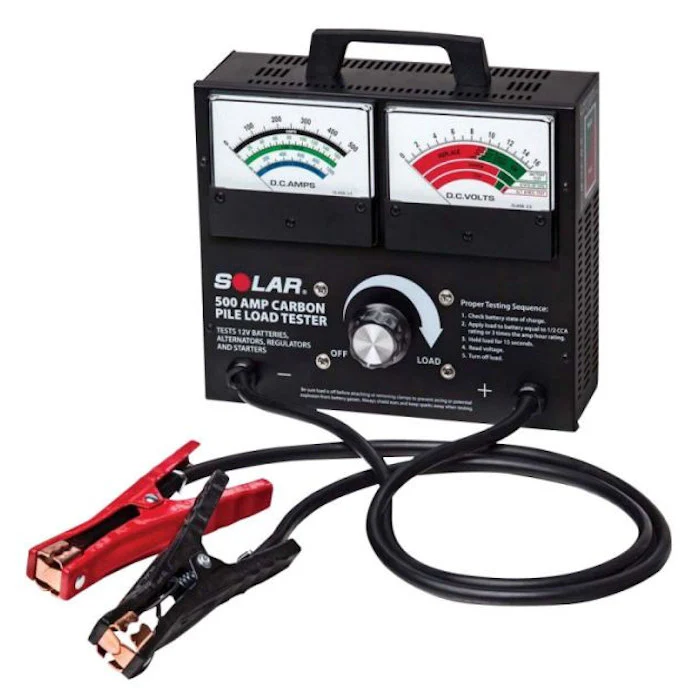 SOLAR 1874 12V Carbon Pile Battery Load Tester - J. C. Star Autoworks, Inc.