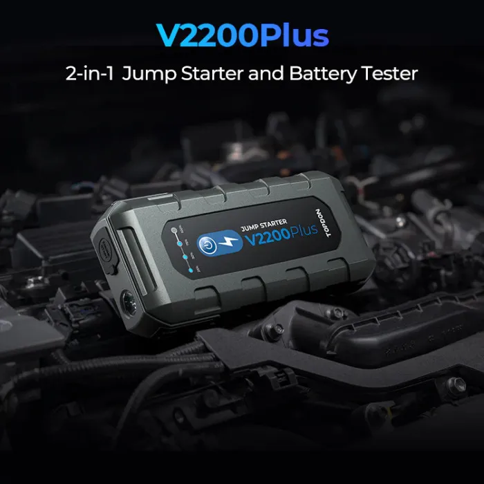 TOPDON V2200Plus Jump Starter & Battery System Checker - J. C. Star Autoworks, Inc.