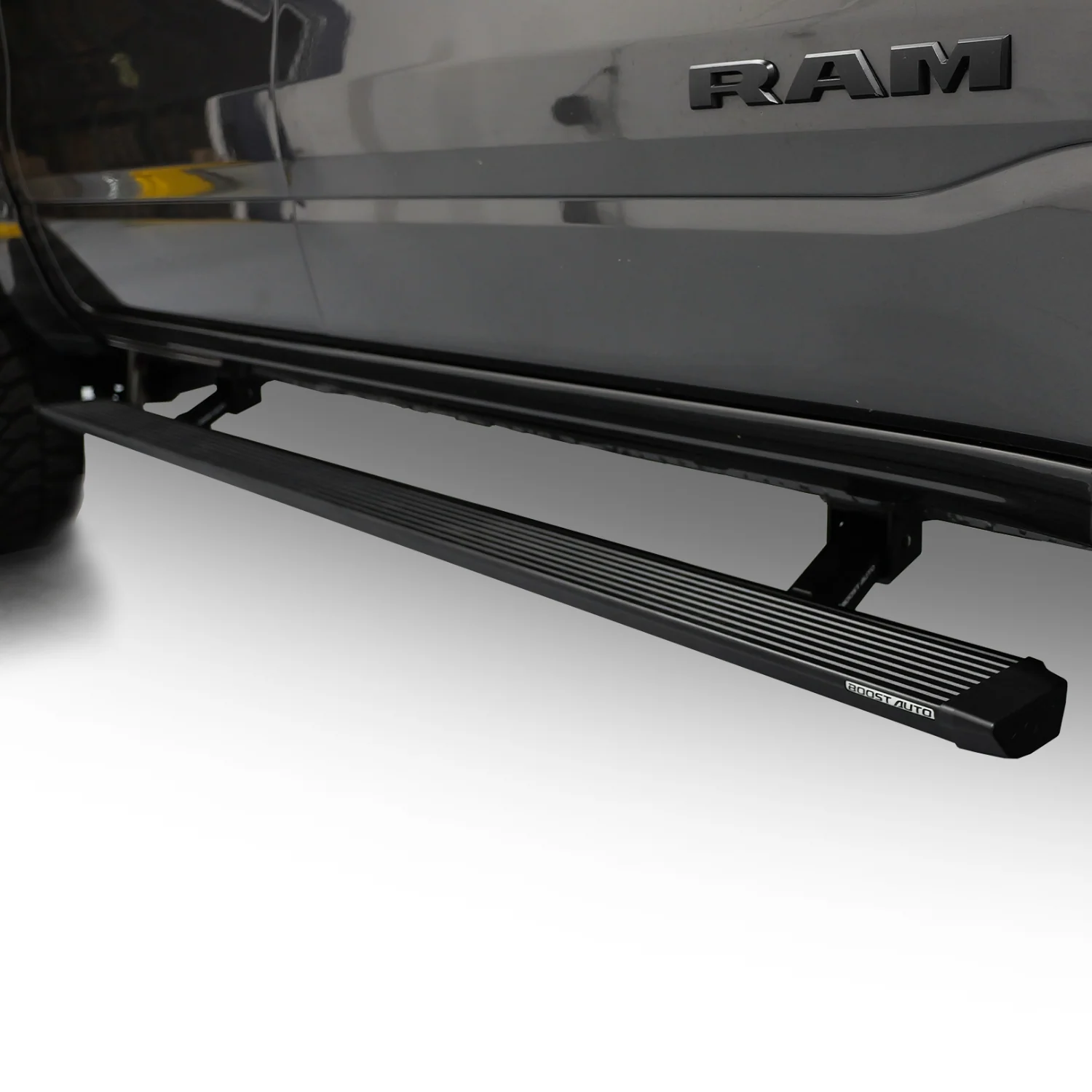 Boost Auto Powered Running Boards | 2019-2024 Dodge Ram 1500 - J. C. Star Autoworks, Inc.
