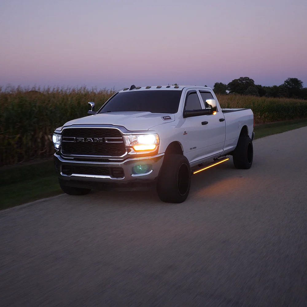 Lumastep M1 Light Up Running Boards | 2019-2025 Dodge Ram 2500/3500 - J. C. Star Autoworks, Inc.